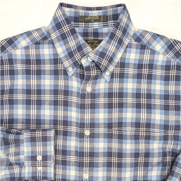 Orvis Other - ORVIS Signature Collection Mens Medium Plaid Button Down Long Sleeve‎ Shirt